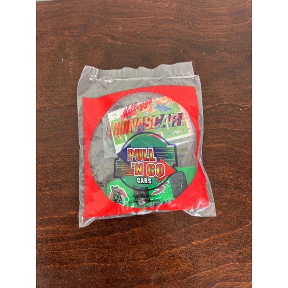 Vintage New in bag Kellogg's Nascar Apple Jacks Pull 'n Go Car 1999 #5 - Picture 1 of 3